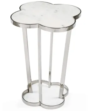Clover Table - Polished Nickel