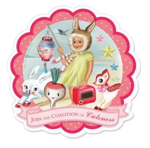Coalition of Cuteness Vinyl Sticker