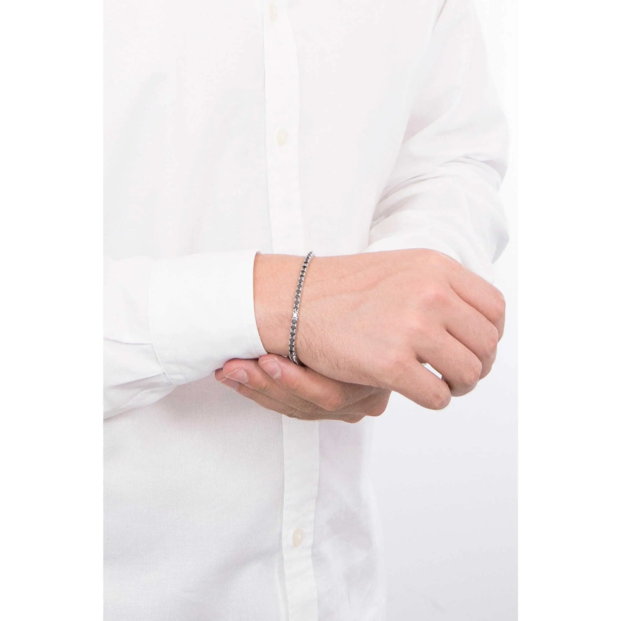 Comete Silver Tennis Bracelet 925 Cubic Zirconia UBR 993 M19