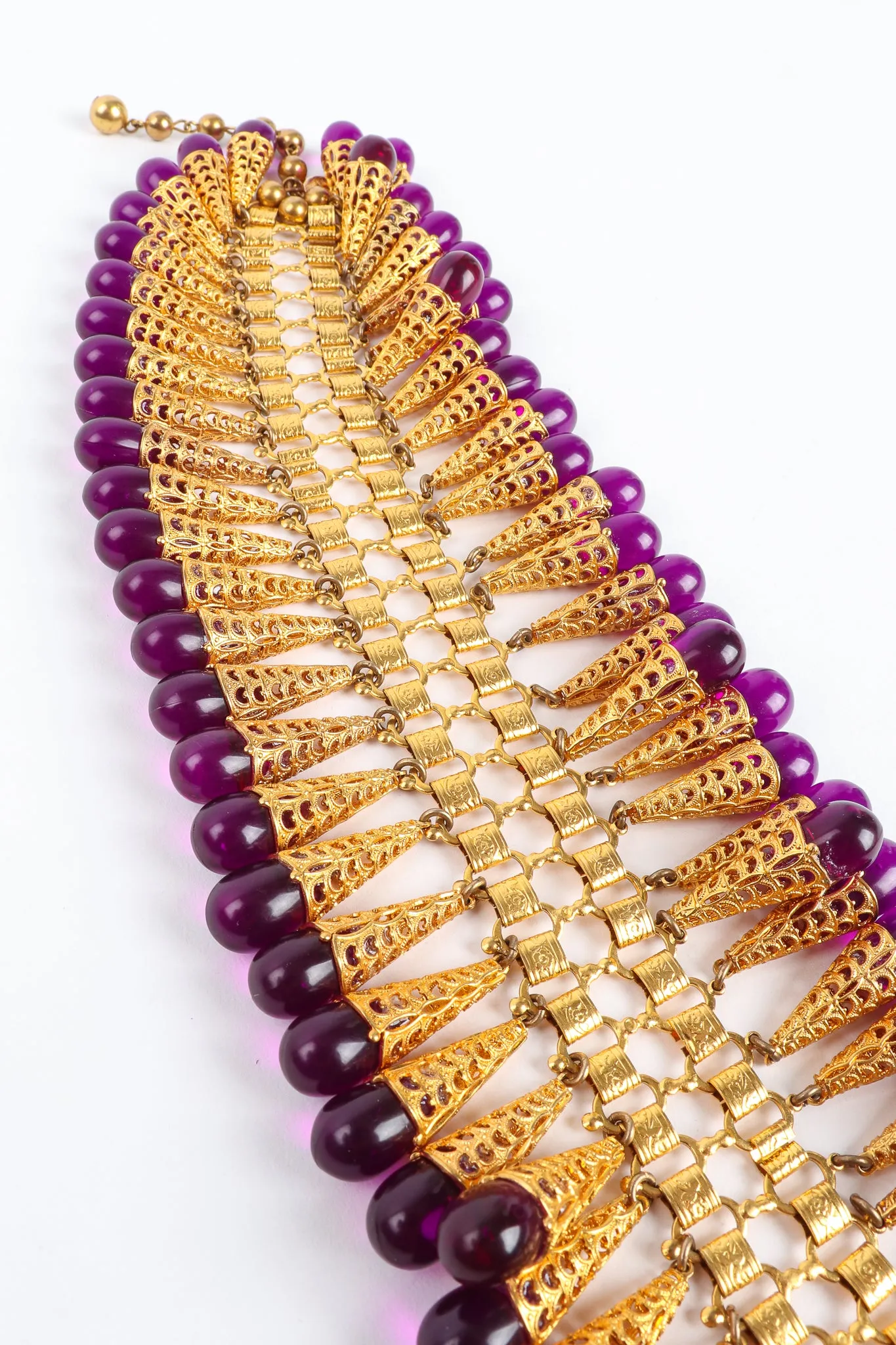 Cone Choker Ruff Necklace
