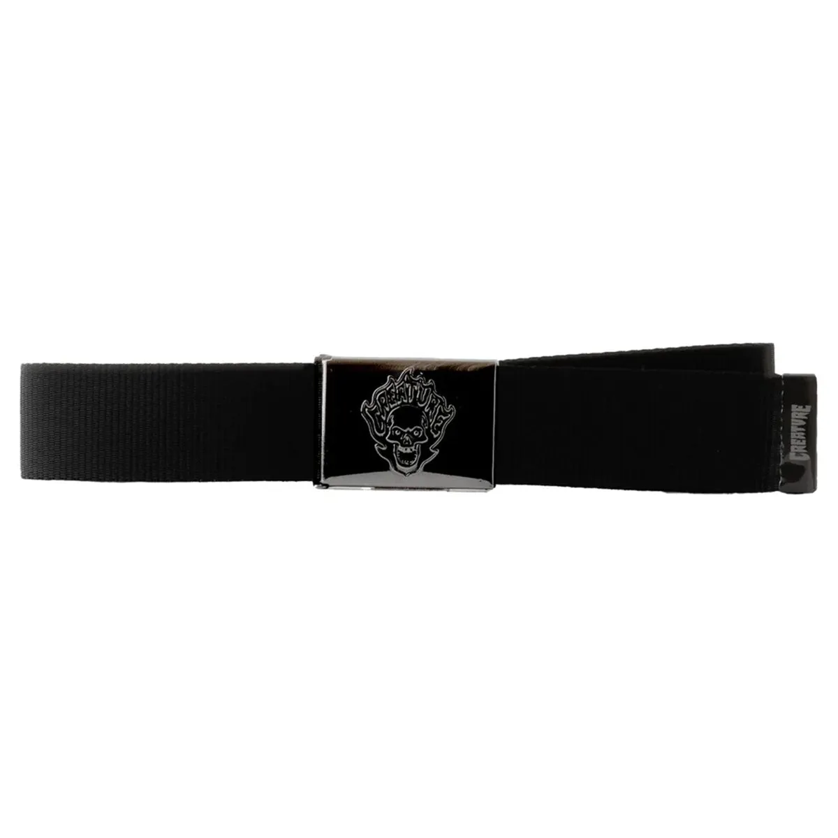 Creature - Bonehead Flame Web Belt Black