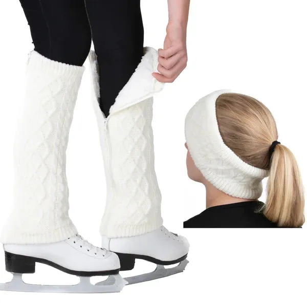CRS Cross Leg Warmers and Headband Set