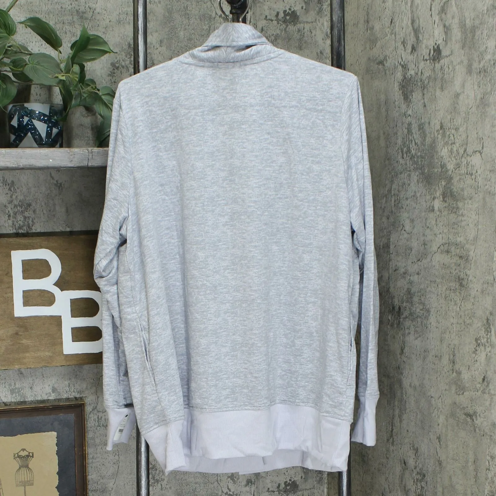 Cuddl Duds Plus Size Lightweight Comfort Drape Front Cardigan