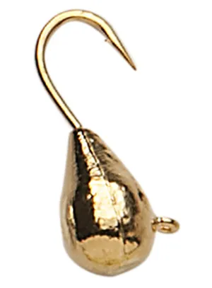 Custom Jigs&Spins Chekai Tungsten Ice Jig. 4mm Gold Plated
