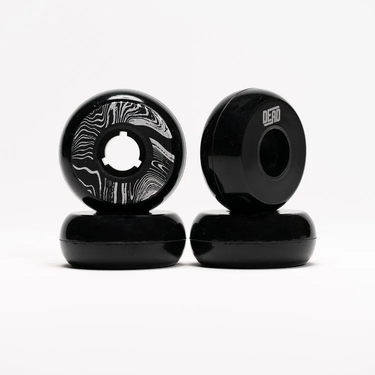 DEAD WHEELS - BLACK / SILVER - 58MM / 88A