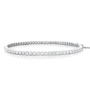Diamond Tennis Bracelet (Adjustable)