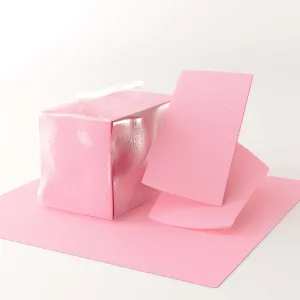 Disposable Lint Free Table Mat - 125pcs Pink