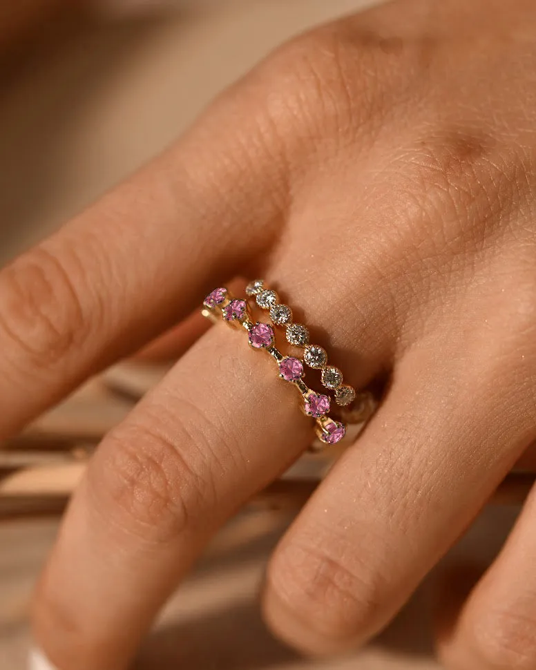 Distance Pink Tourmaline Band