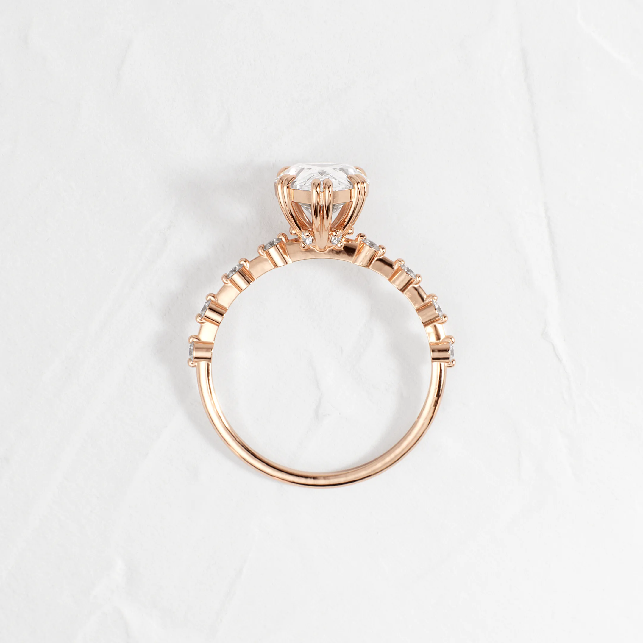 Distance Ring, Pear Cut