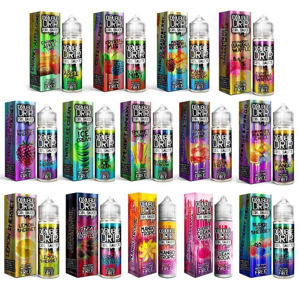 DOUBLE DRIP 50ML SHORT FILLS E-LIQUID