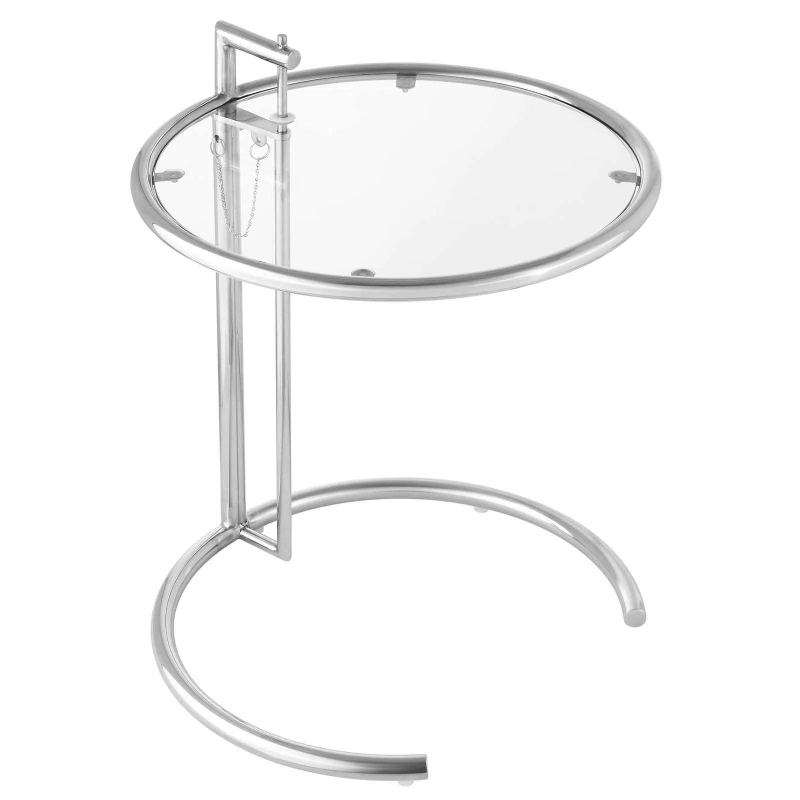 EILEEN GRAY METAL SIDE TABLE