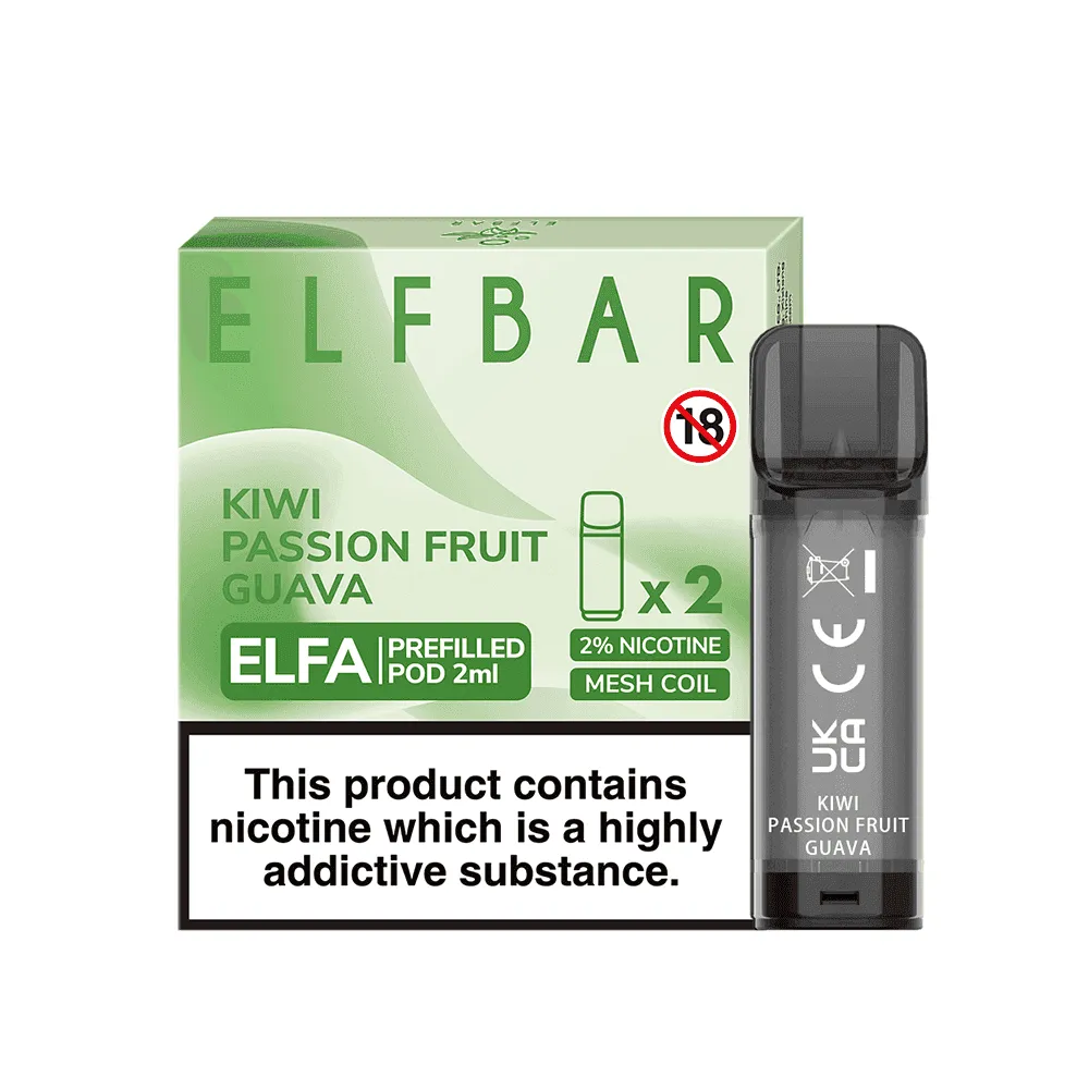 ELF BAR ELFA PRE-FILLED PODS - 2PCS - ONLY £2.39