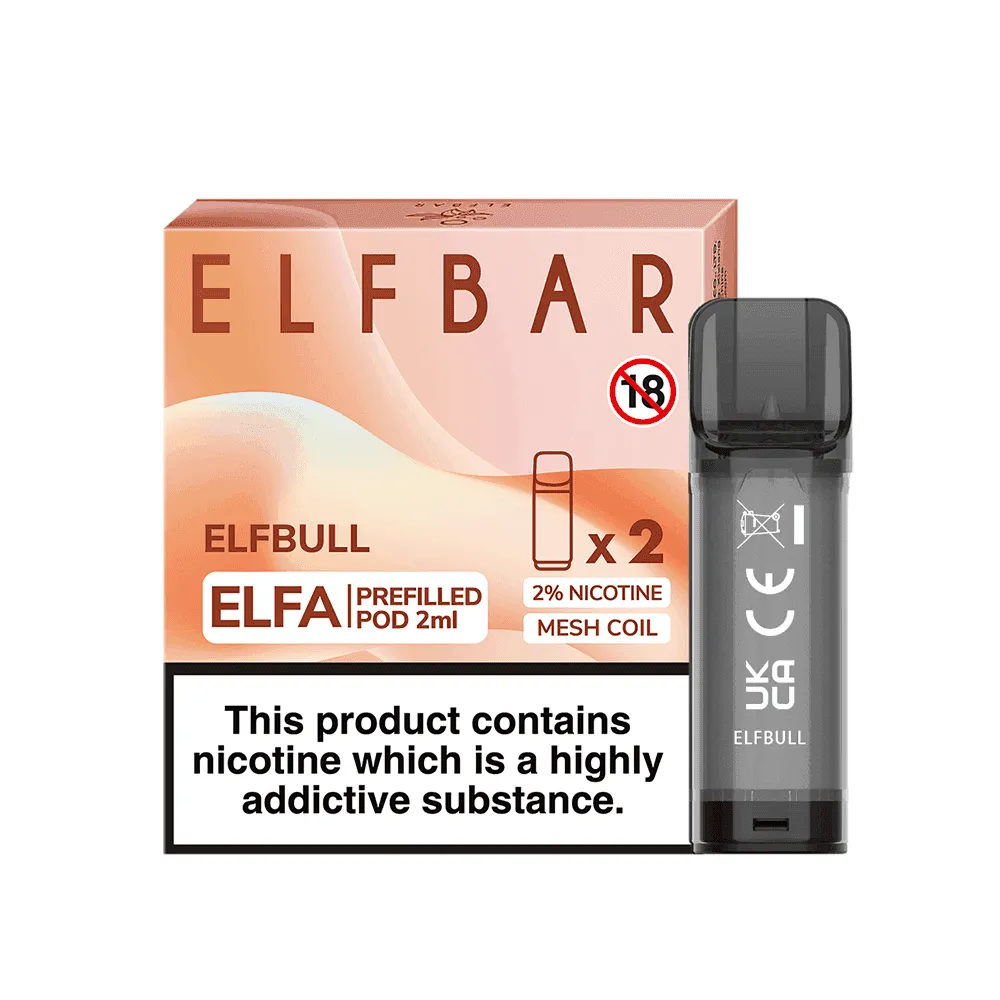 ELF BAR ELFA PRE-FILLED PODS - 2PCS - ONLY £2.39
