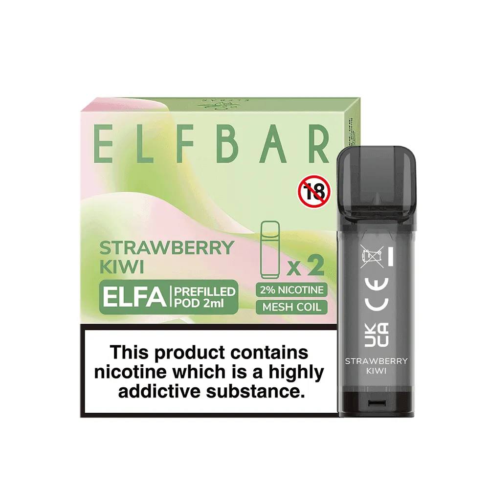 ELF BAR ELFA PRE-FILLED PODS - 2PCS - ONLY £2.39