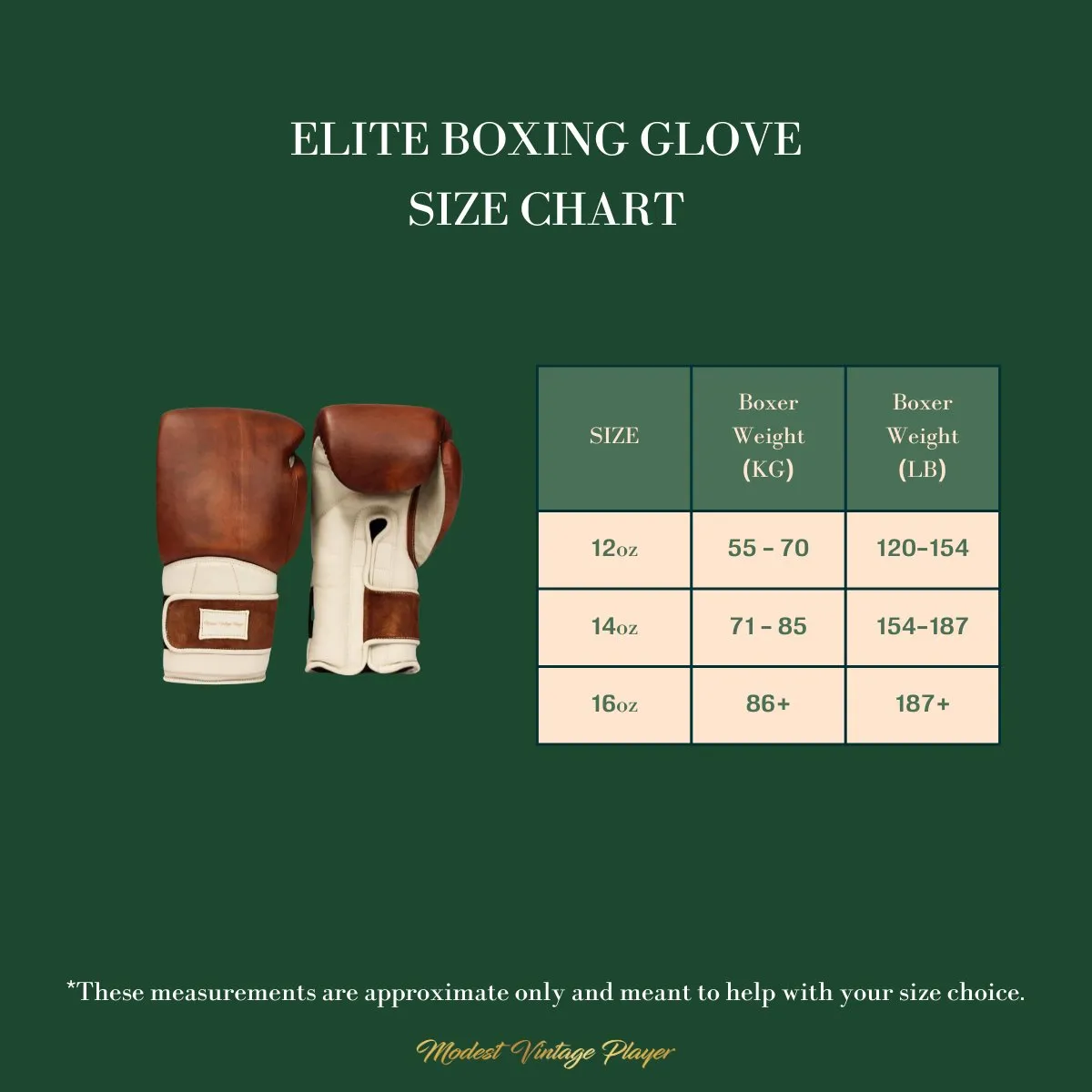 Elite Heritage Brown Leather Boxing Gloves (Strap Up)