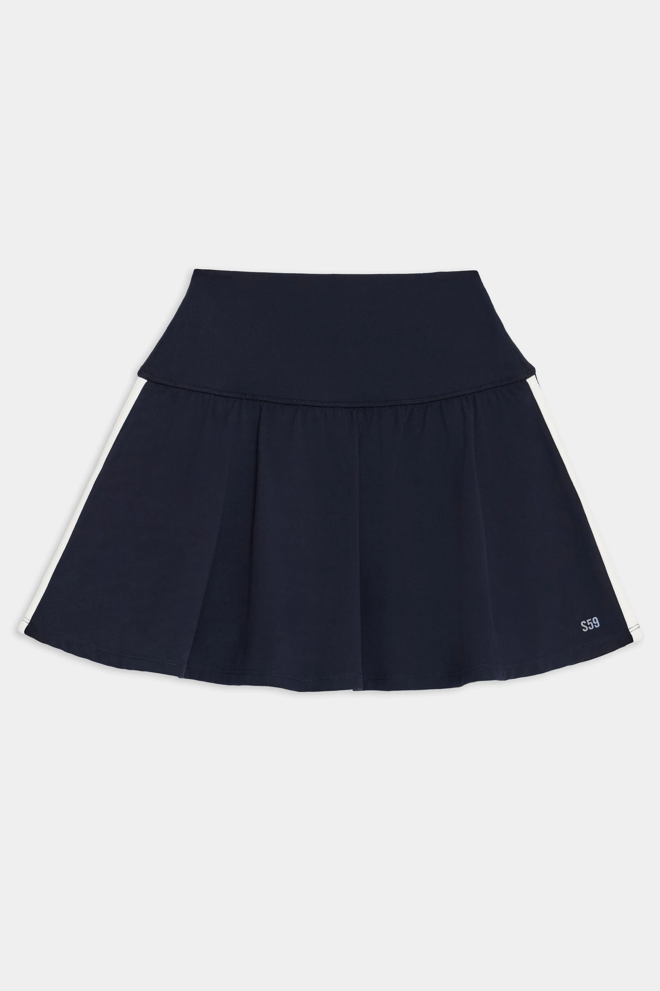 Ella Airweight Skort - Indigo/White