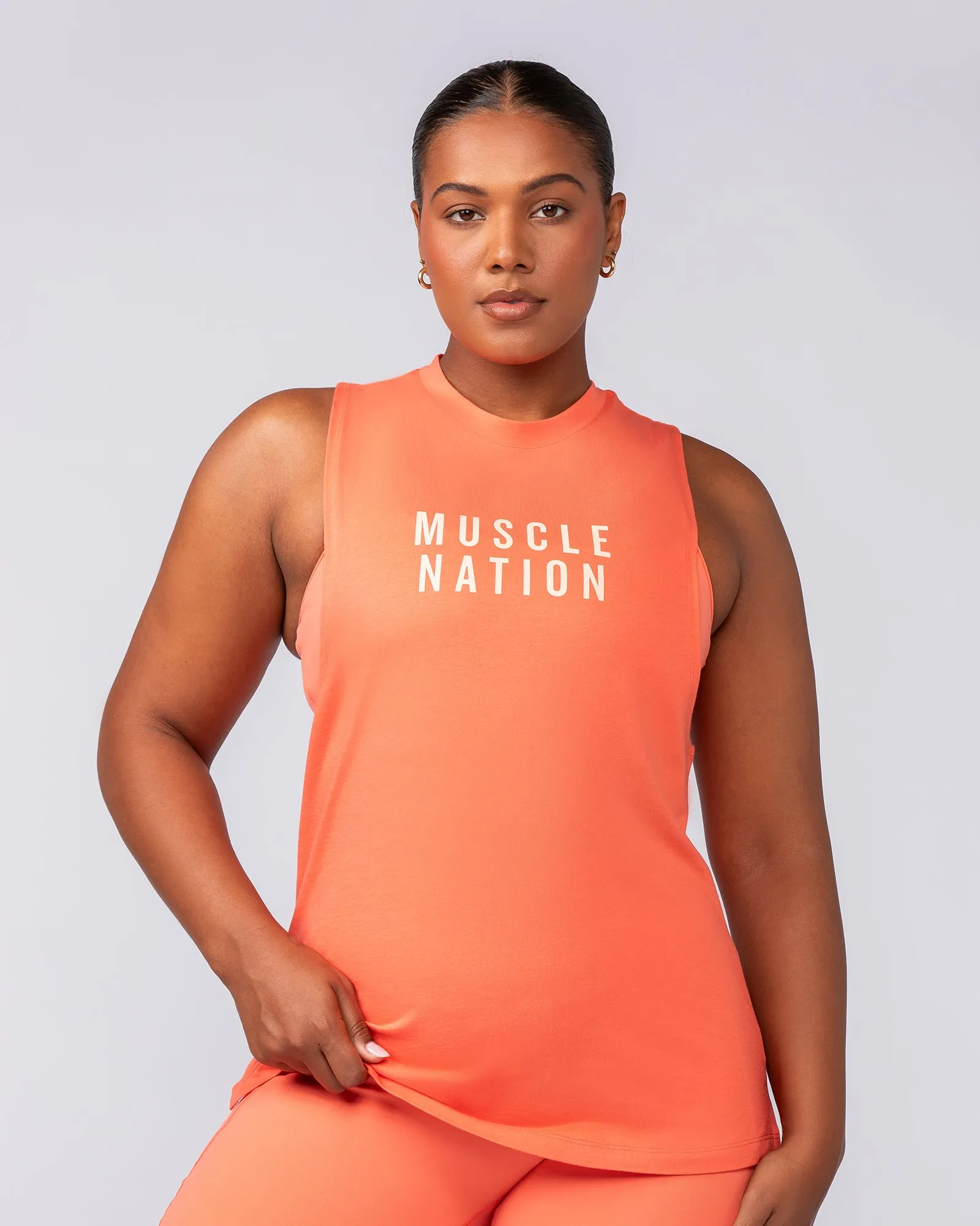 Essential Training Tank - Hot Coral