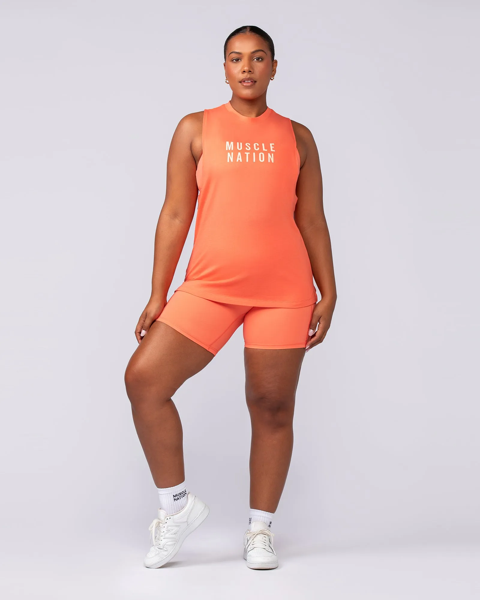 Essential Training Tank - Hot Coral