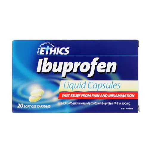 ETHICS Ibuprofen 200mg Liquid Capsules