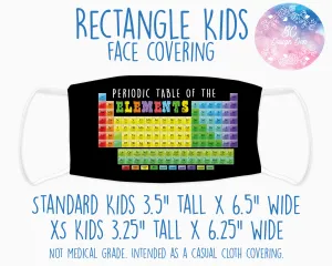 Face Covering Periodic Table