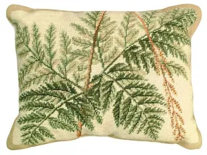Fern - Helene Verin 16x20 Needlepoint Pillow NCU-111