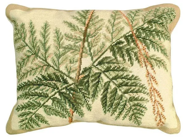 Fern - Helene Verin 16x20 Needlepoint Pillow NCU-111