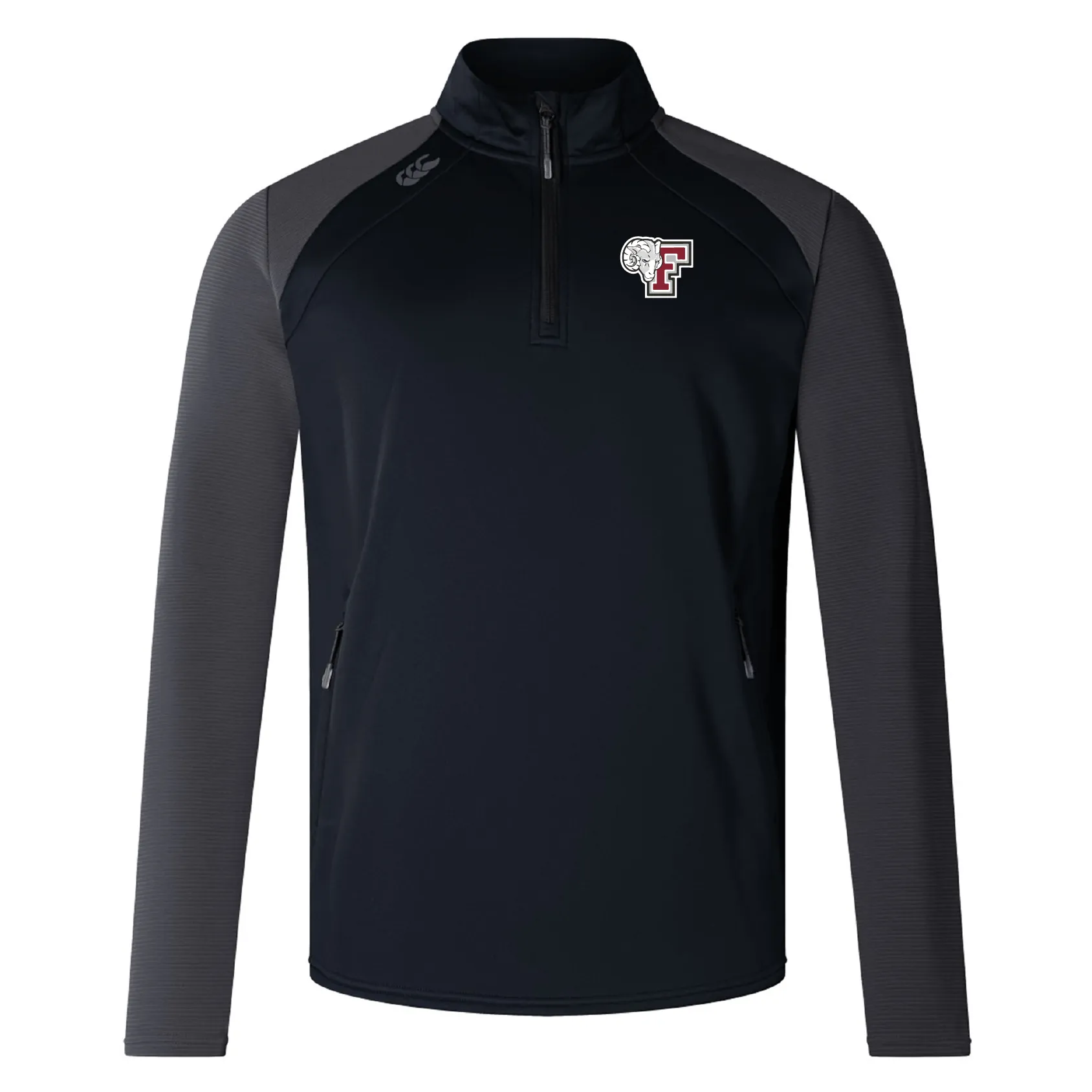 Fordham University Elite 1/4 Zip Top by Canterbury