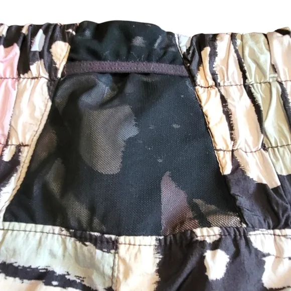 Free People The Way Home Printed Shorts High Waist Butterfly Print Multicolor M