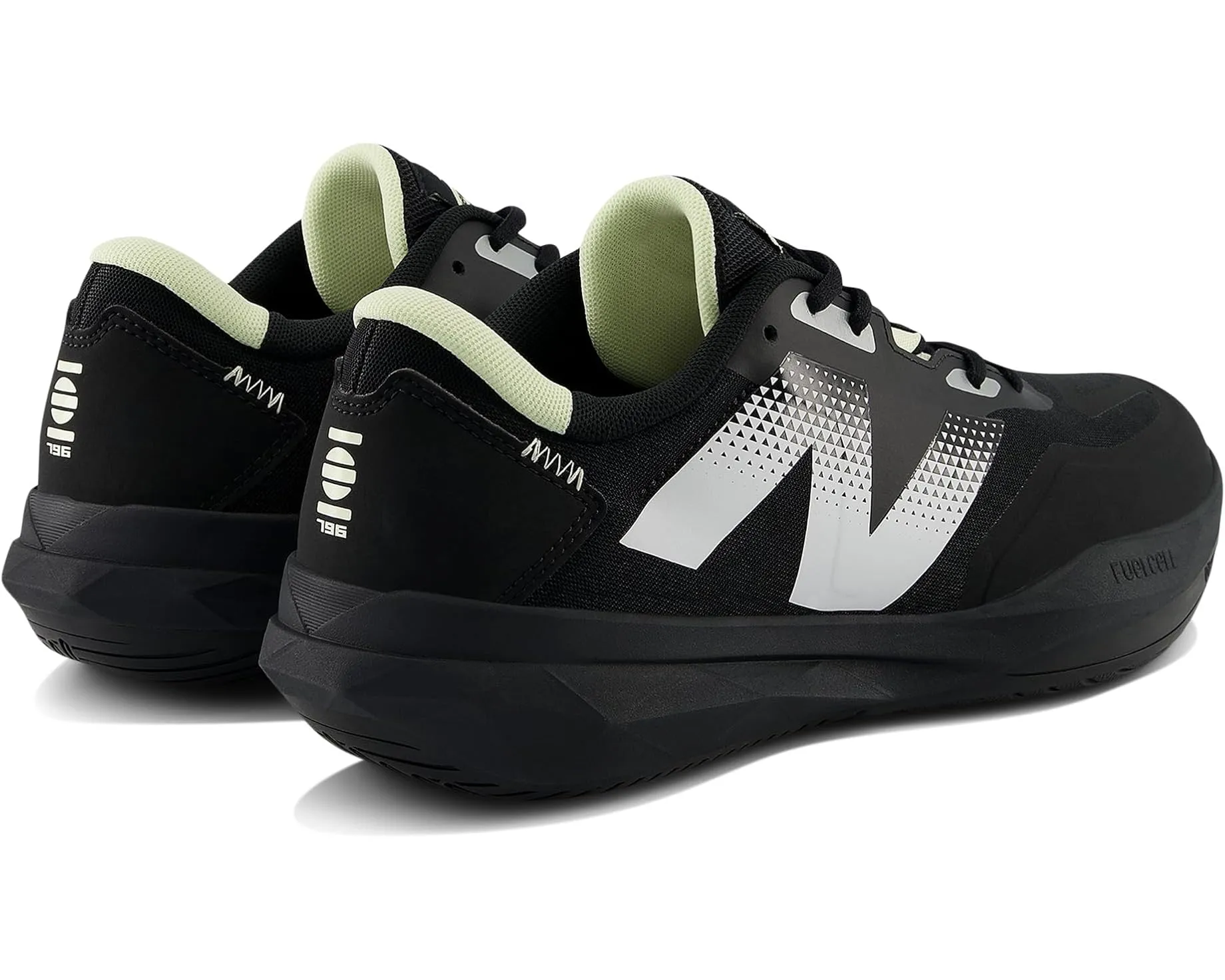FuelCell 796v4 Tennis Shoes - Black and Silver - MCH796J4