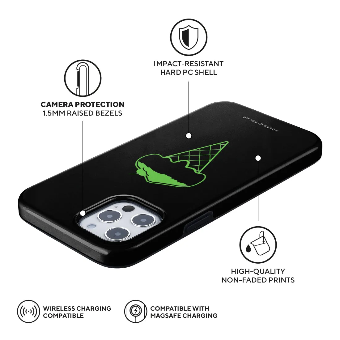 Fujisan Black Ice Cream - iPhone 12 Pro Max Case