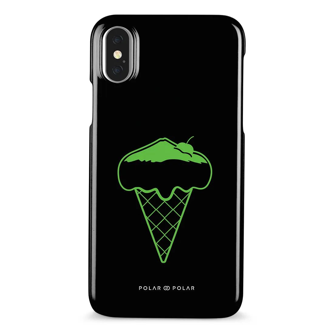 Fujisan Black Ice Cream - iPhone X / XS Case