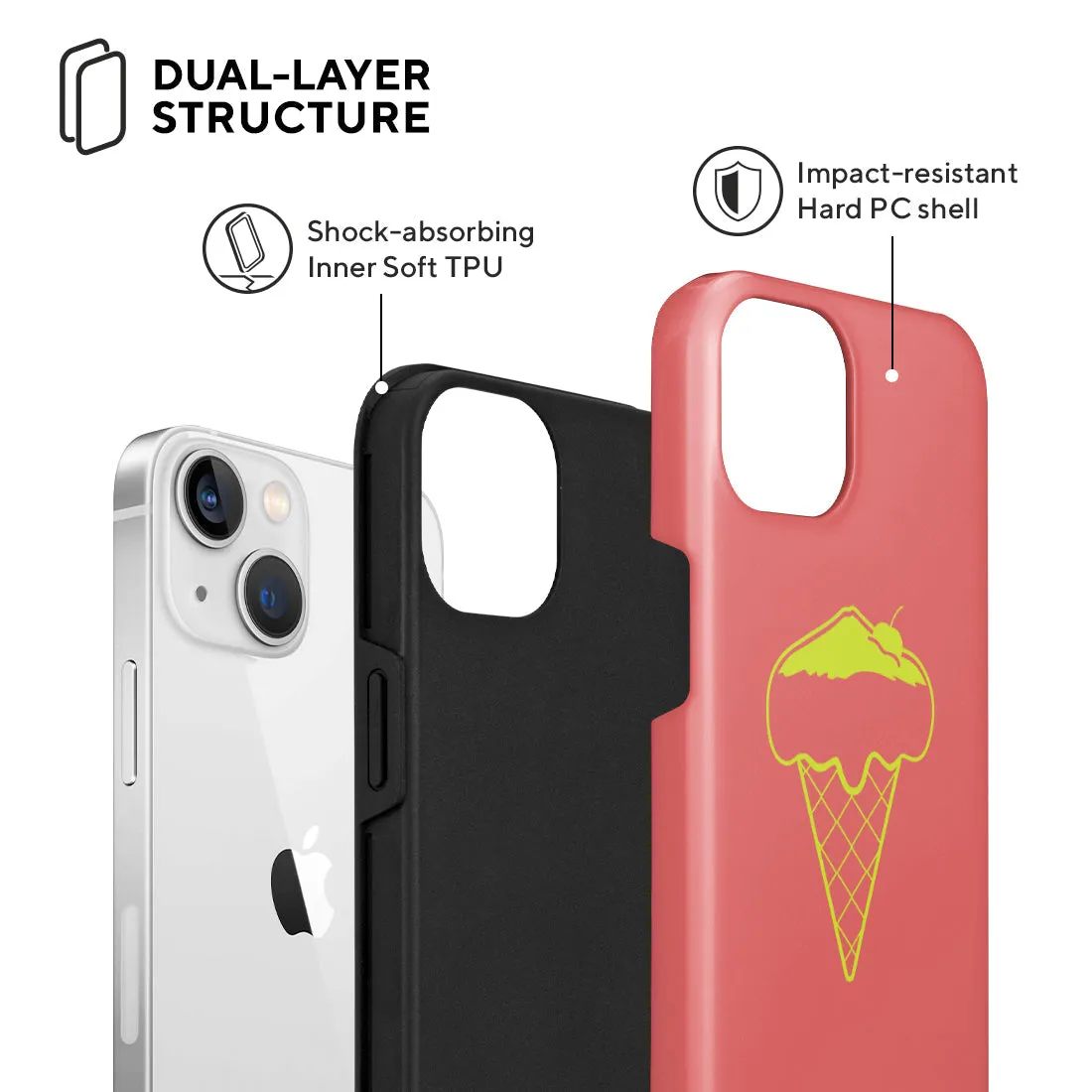 Fujisan Coral Ice Cream - iPhone 13 Case