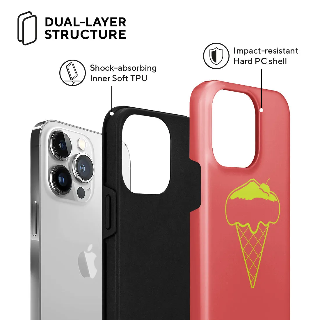 Fujisan Coral Ice Cream - iPhone 13 Pro Case