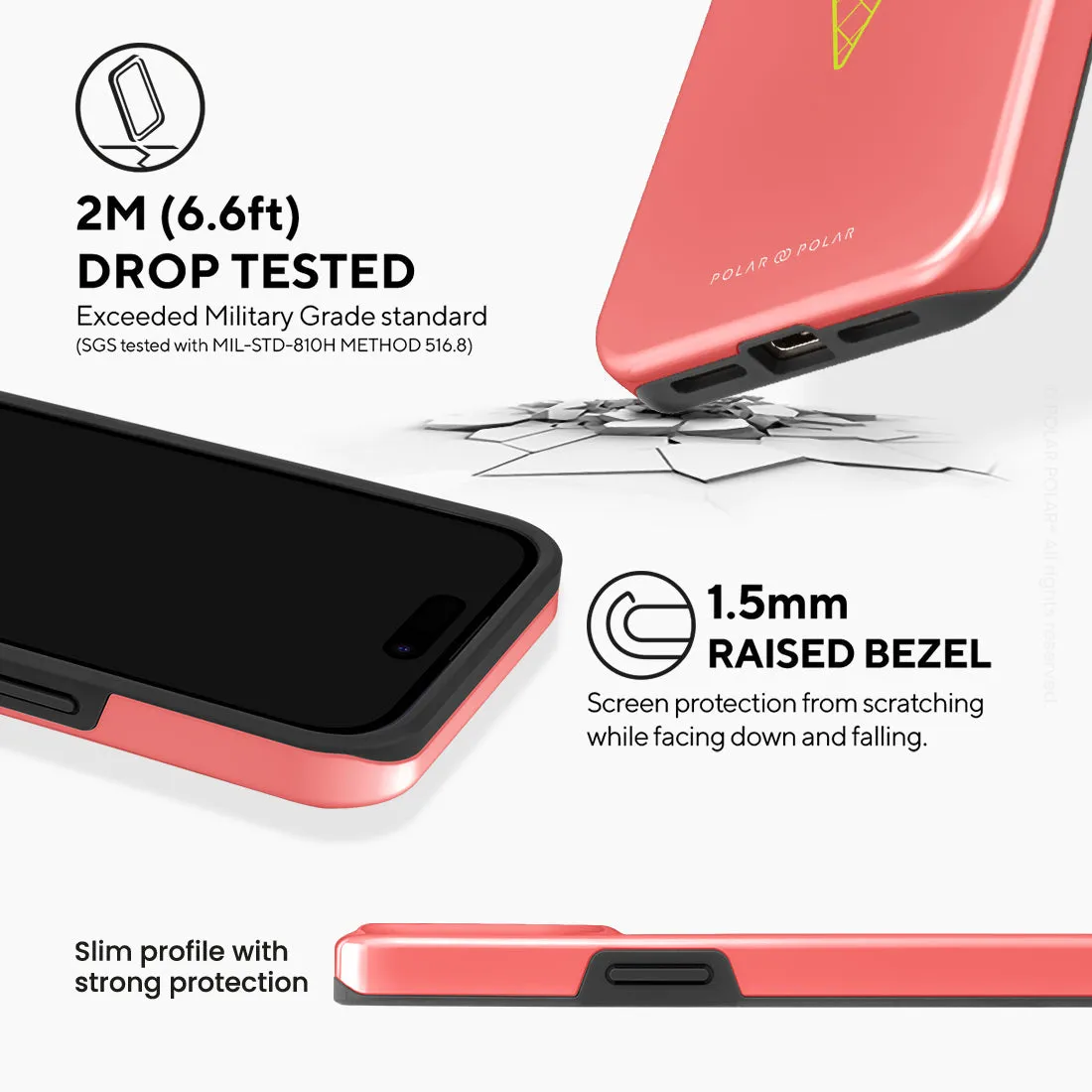 Fujisan Coral Ice Cream - iPhone 15 Pro Max Case