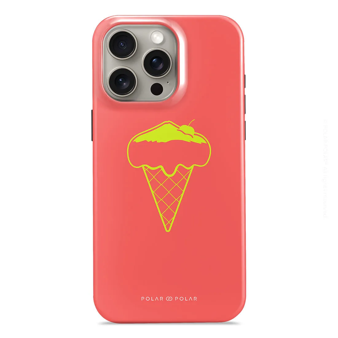 Fujisan Coral Ice Cream - iPhone 15 Pro Max Case