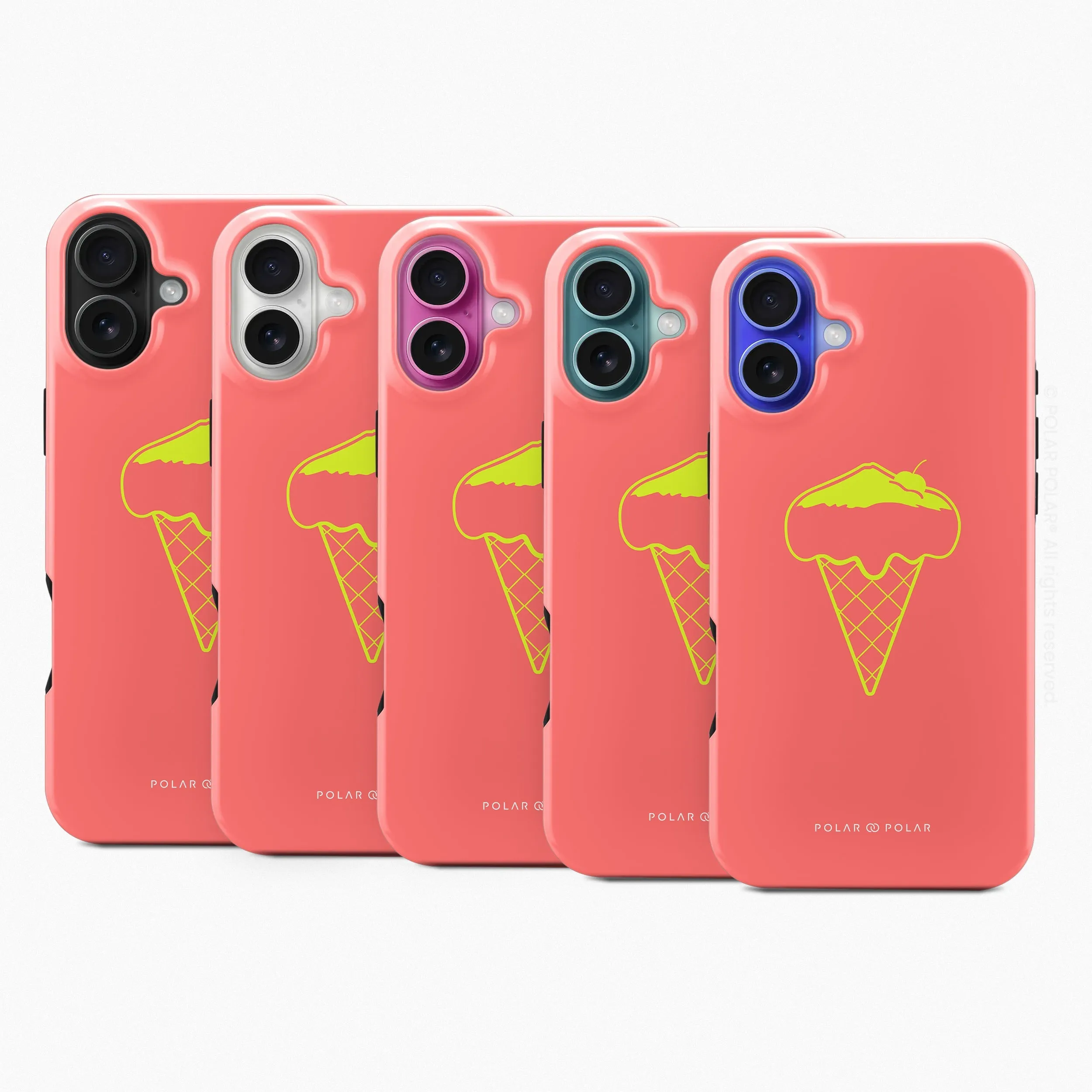 Fujisan Coral Ice Cream - iPhone 16 Plus Case