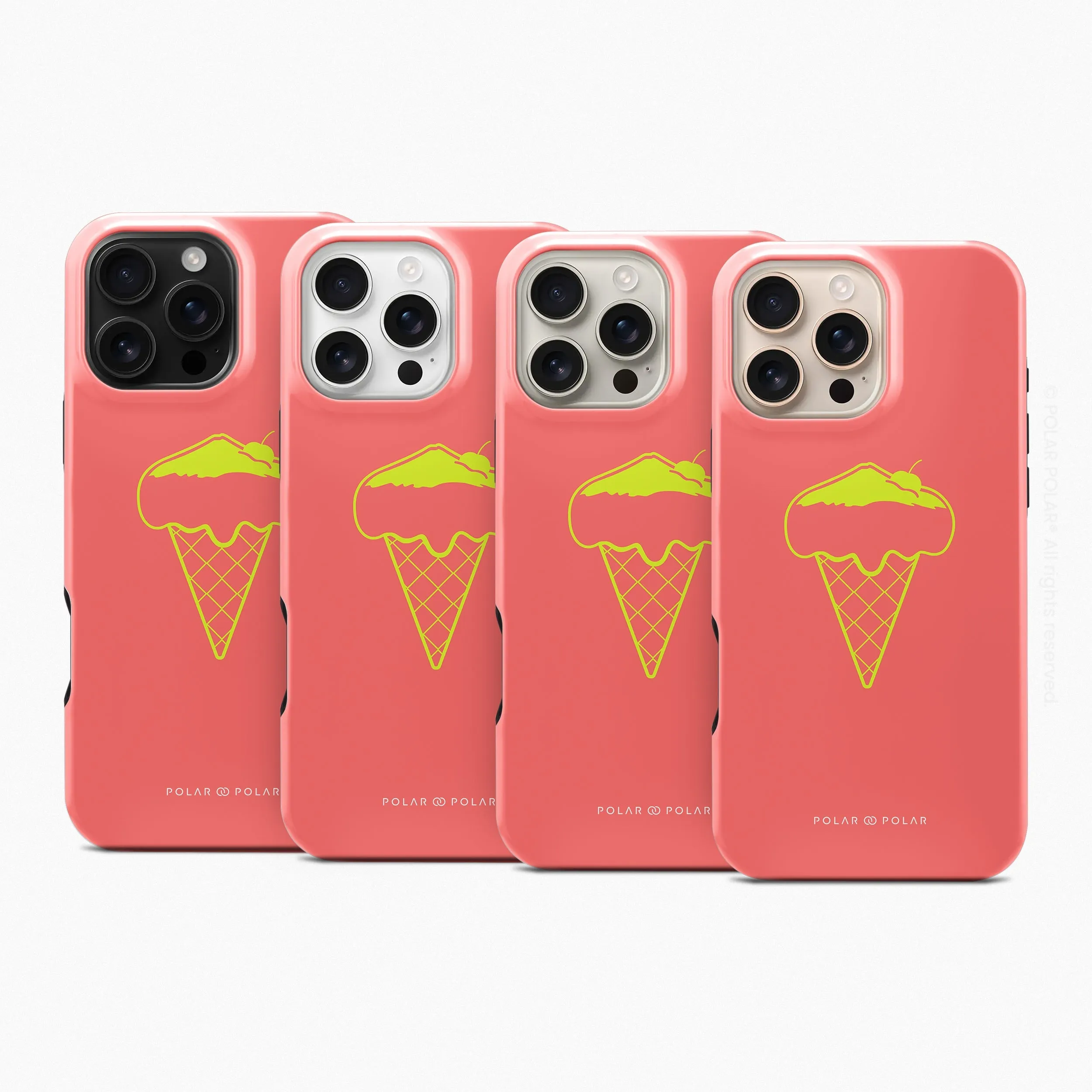 Fujisan Coral Ice Cream - iPhone 16 Pro Max Case
