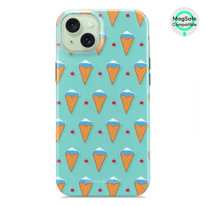 Fujisan Lake Blue Ice Cream - iPhone 15 Plus Case