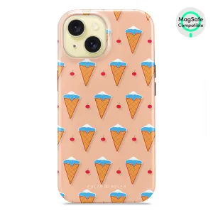 Fujisan Peach Ice Cream - iPhone 15 Case