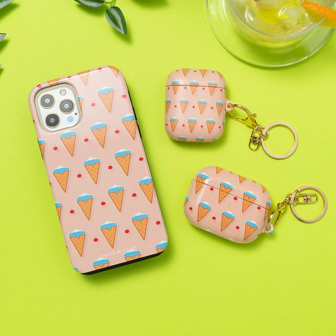 Fujisan Peach Ice Cream - iPhone 16 Case