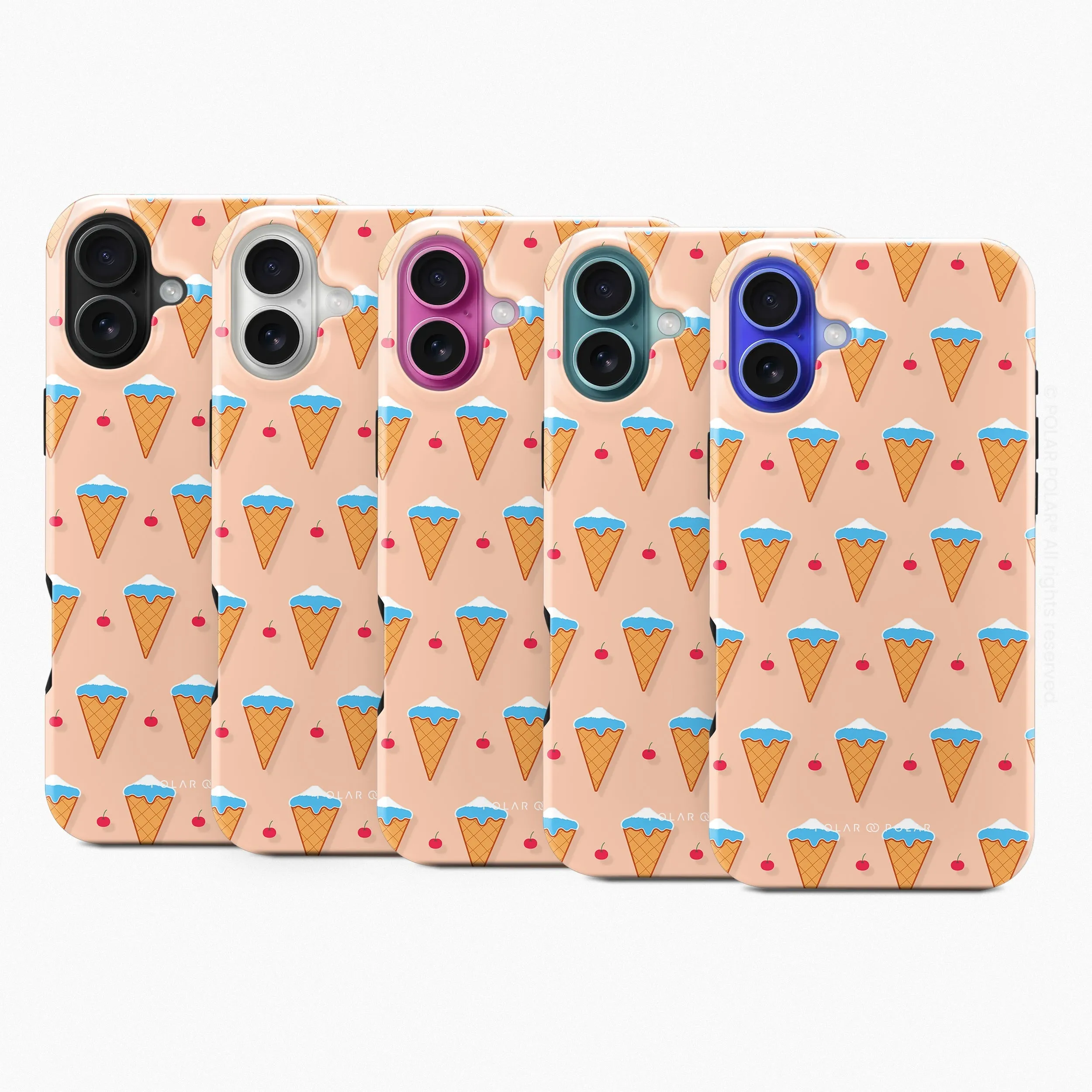 Fujisan Peach Ice Cream - iPhone 16 Case