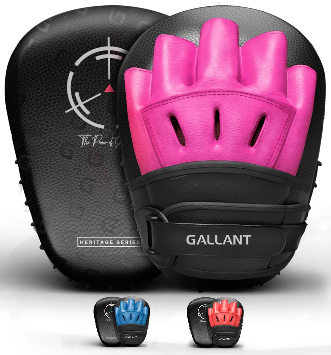Gallant Heritage Series Boxing Focus Mitts Training Pads - Light Weight - Focus Pads