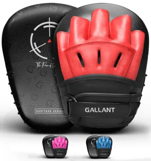 Gallant Heritage Series Boxing Focus Mitts Training Pads - Light Weight - Focus Pads