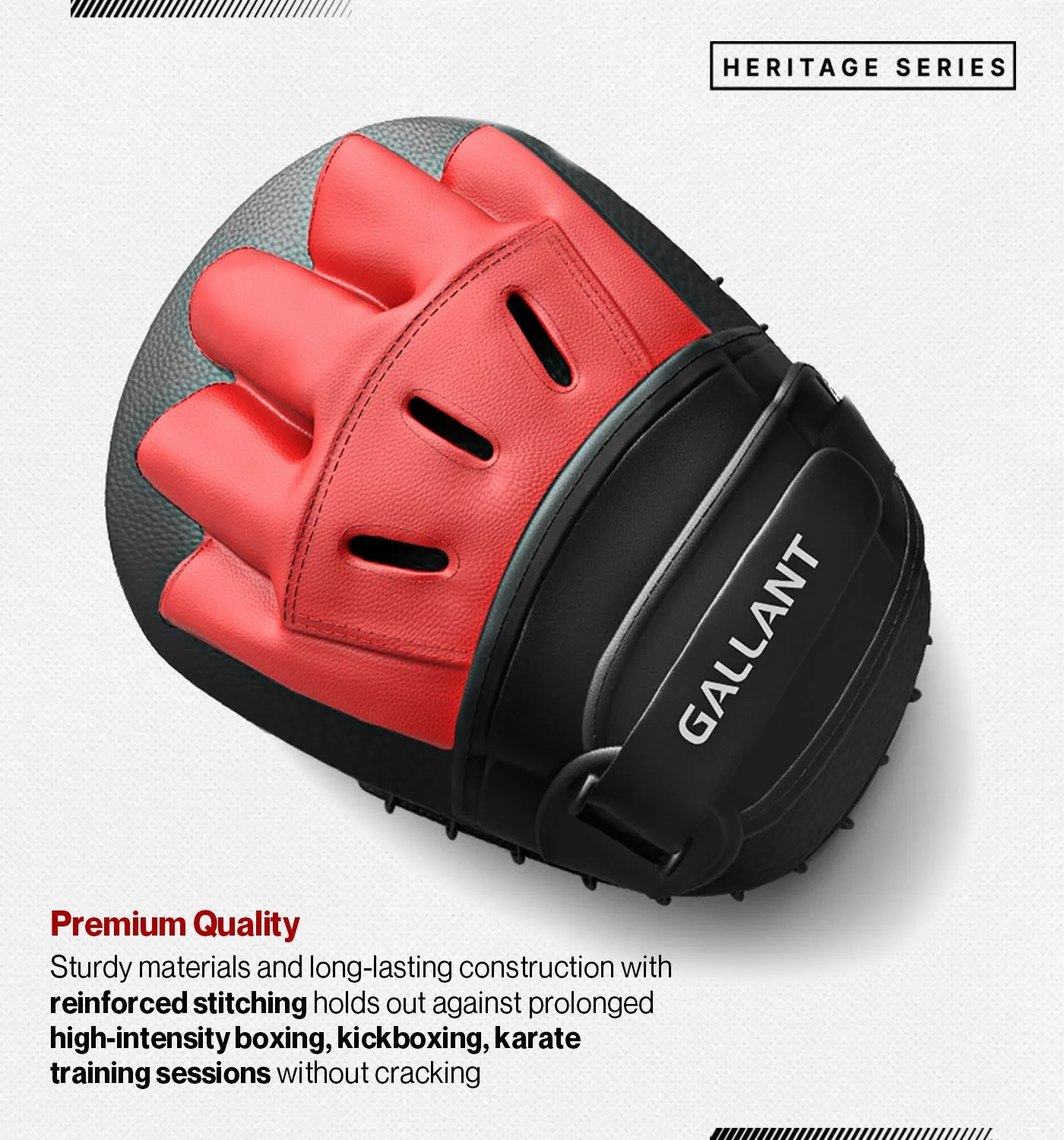 Gallant Heritage Series Boxing Focus Mitts Training Pads - Light Weight - Focus Pads