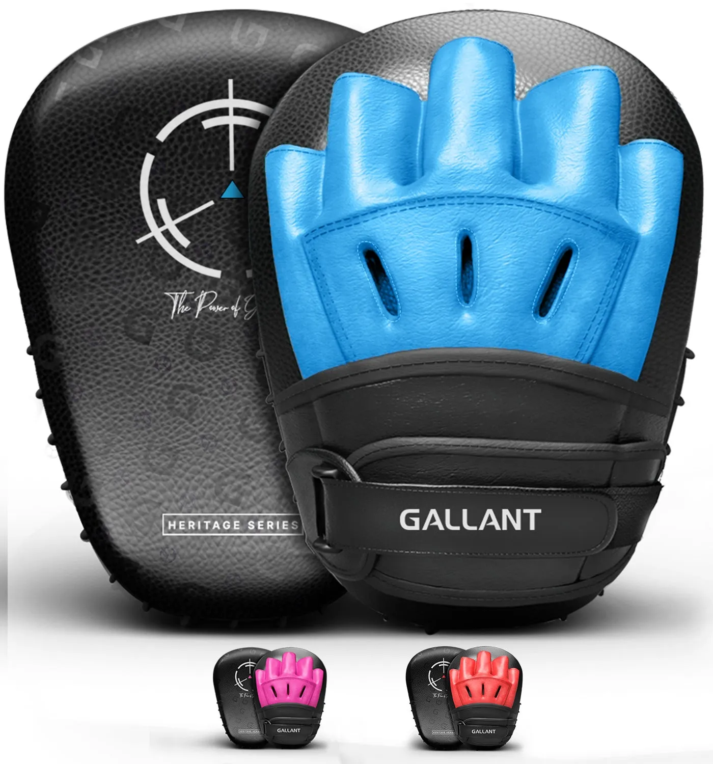Gallant Heritage Series Boxing Focus Mitts Training Pads - Light Weight - Focus Pads