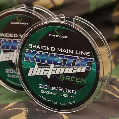 GARDNER TACKLE KINETIC DISTANCE BRAIDED MAINLINE 20lb (9.1kg) 300m