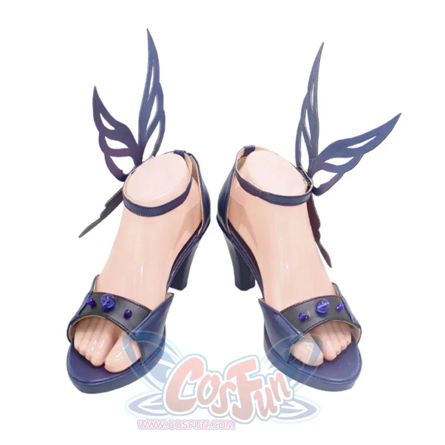 Genshin Impact Ningguang Orchid's Evening Gown Cosplay Shoes C01062