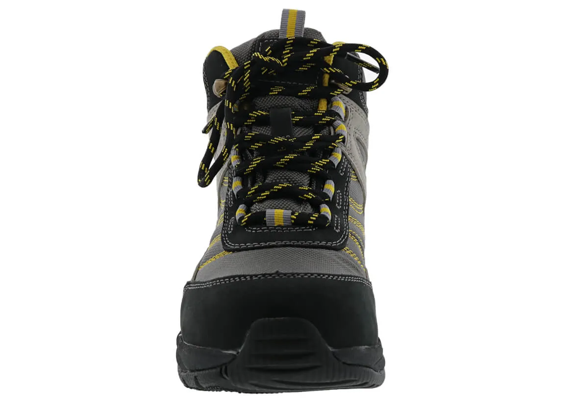 GLACIER Black/Grey Nubuck Leather