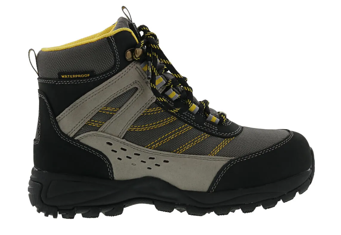 GLACIER Black/Grey Nubuck Leather