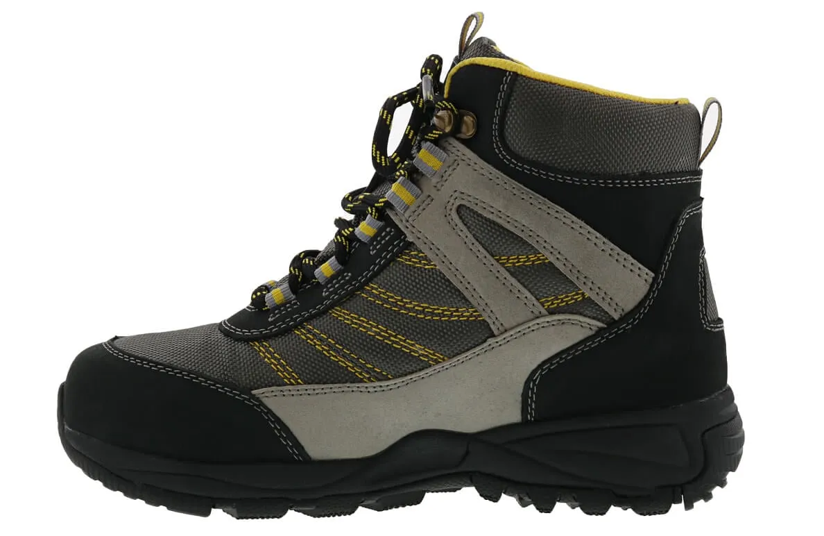 GLACIER Black/Grey Nubuck Leather